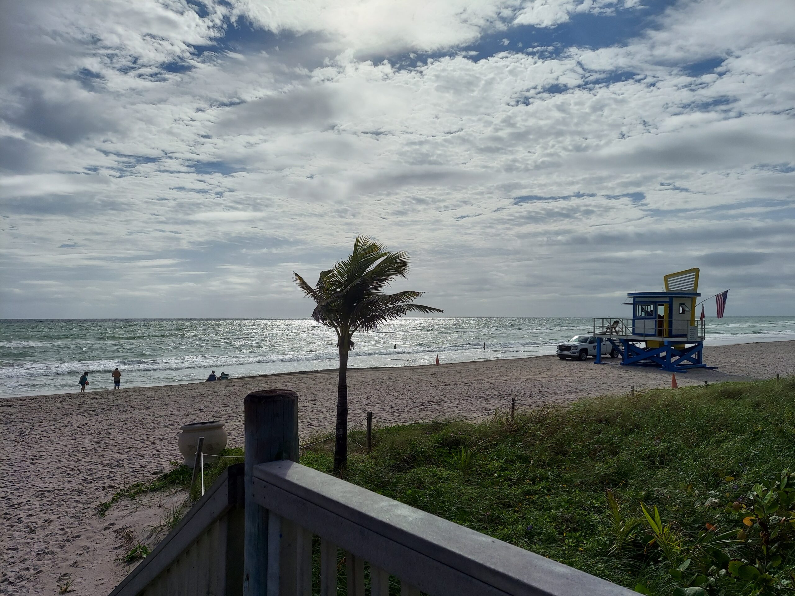 Hollywood Beach during the COVID 19 Pandemic scaled